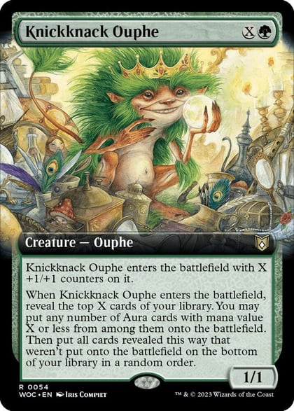 Knickknack Ouphe (Extended Art), Commander: Wilds of Eldraine 54