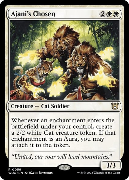 Ajani's Chosen, Commander: Wilds of Eldraine 59