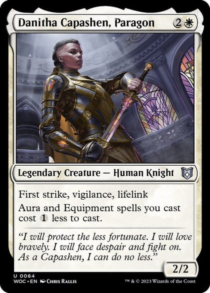 Danitha Capashen, Paragon, Commander: Wilds of Eldraine 64