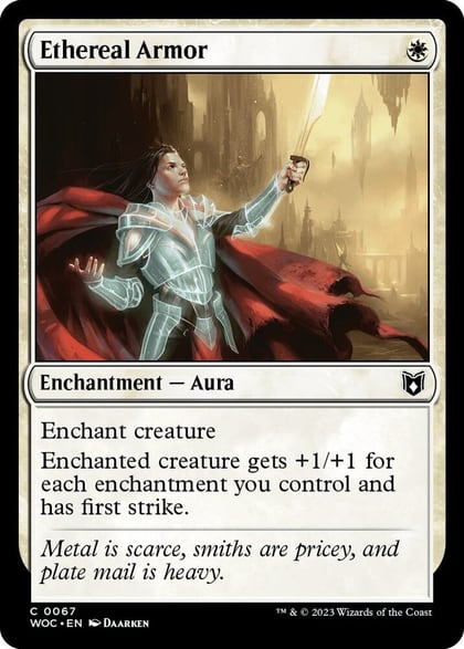 Ethereal Armor, Commander: Wilds of Eldraine 67