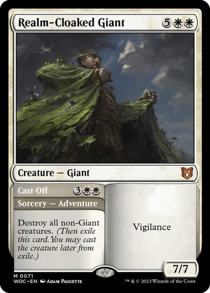 Realm-Cloaked Giant, Commander: Wilds of Eldraine 71