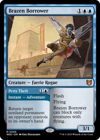 Brazen Borrower, Commander: Wilds of Eldraine 85