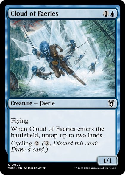 Cloud of Faeries, Commander: Wilds of Eldraine 86