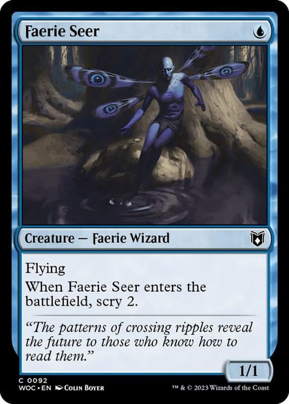 Faerie Seer, Commander: Wilds of Eldraine 92