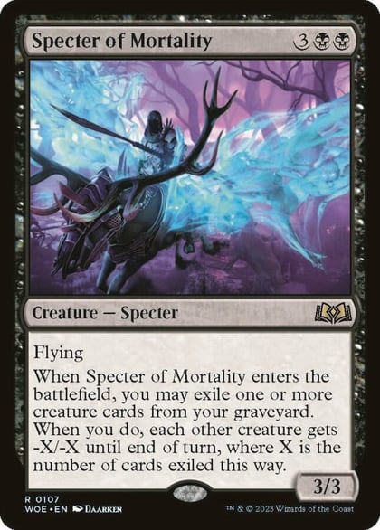 Specter of Mortality, Wilds of Eldraine 107