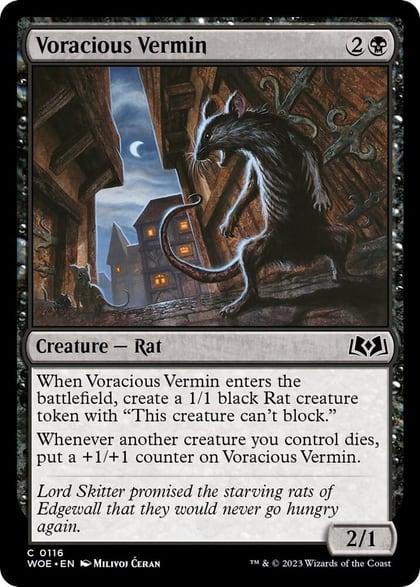 Voracious Vermin, Wilds of Eldraine 116