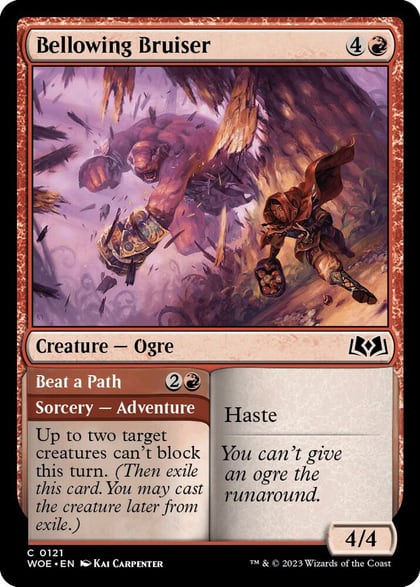 Bellowing Bruiser, Wilds of Eldraine 121