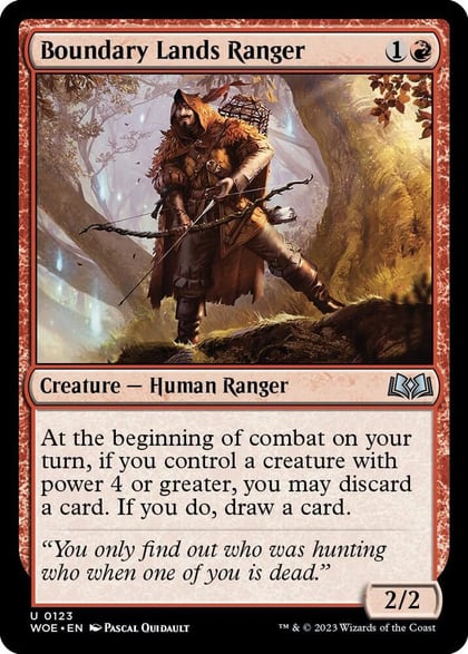 Boundary Lands Ranger, Wilds of Eldraine 123