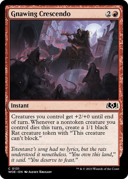 Gnawing Crescendo, Wilds of Eldraine 131