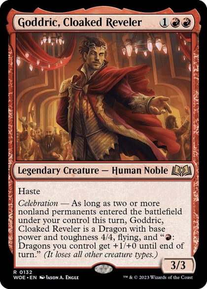 Goddric, Cloaked Reveler, Wilds of Eldraine 132