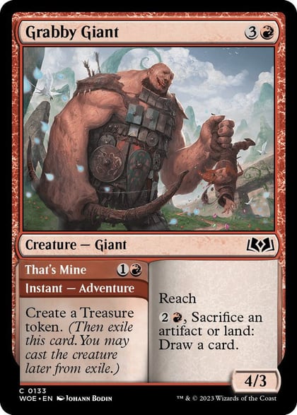 Grabby Giant, Wilds of Eldraine 133