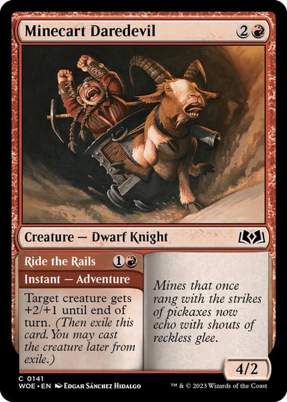Minecart Daredevil, Wilds of Eldraine 141