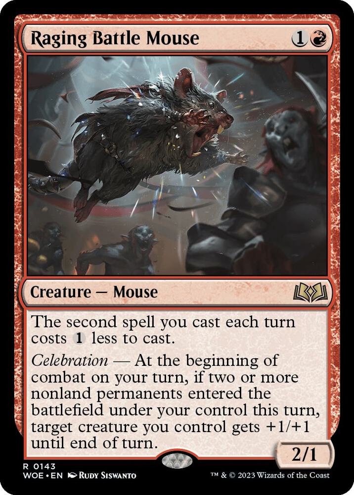 Raging Battle Mouse, Wilds of Eldraine 143