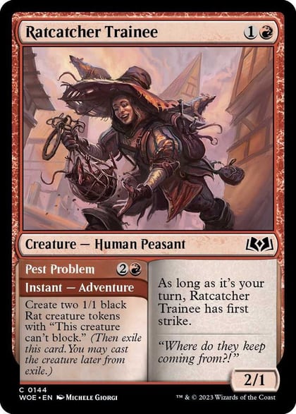 Ratcatcher Trainee, Wilds of Eldraine 144