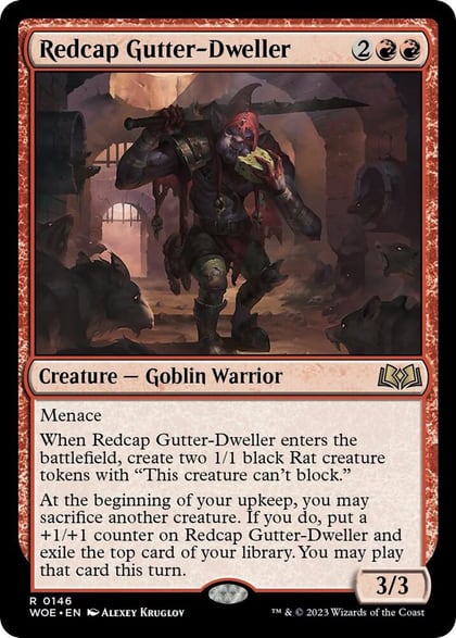 Redcap Gutter-Dweller, Wilds of Eldraine 146