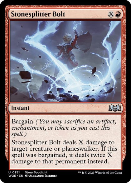 Stonesplitter Bolt, Wilds of Eldraine 151