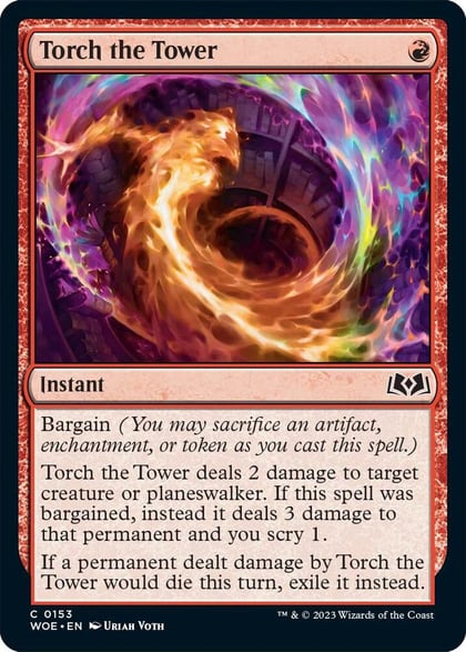 Torch the Tower, Wilds of Eldraine 153