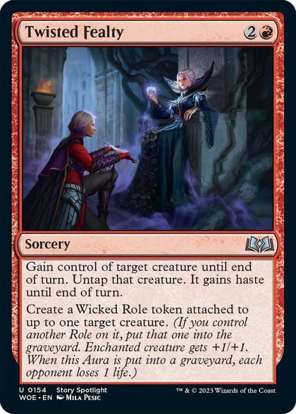 Twisted Fealty, Wilds of Eldraine 154