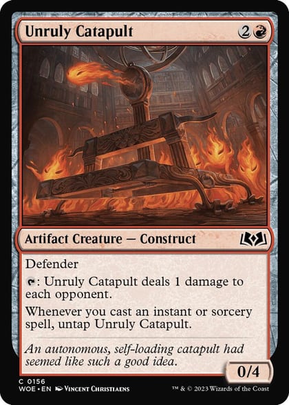 Unruly Catapult, Wilds of Eldraine 156