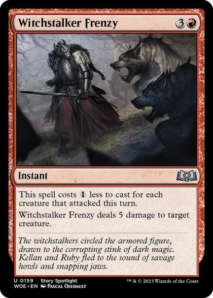 Witchstalker Frenzy, Wilds of Eldraine 159