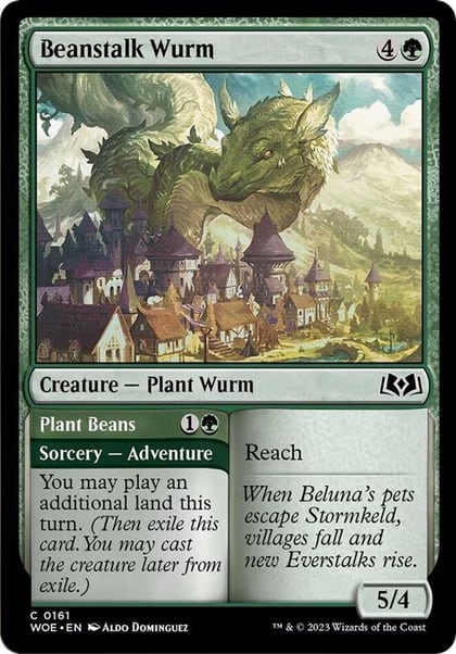 Beanstalk Wurm, Wilds of Eldraine 161