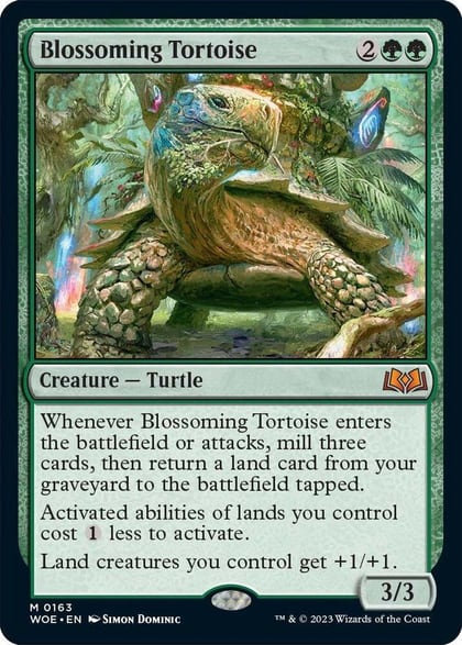 Blossoming Tortoise, Wilds of Eldraine 163