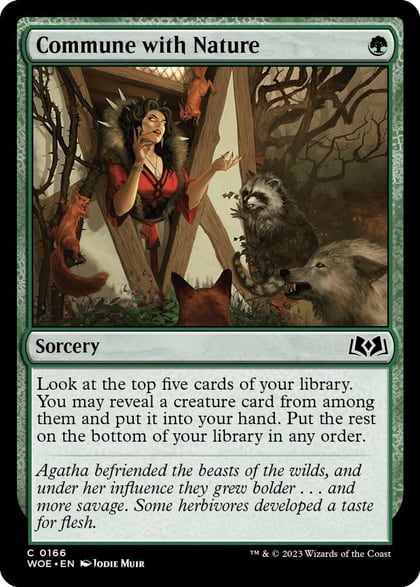 Commune with Nature, Wilds of Eldraine 166