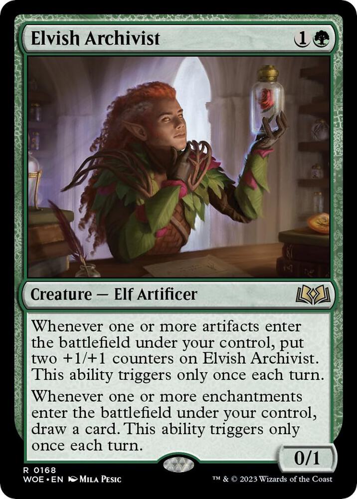 Elvish Archivist, Wilds of Eldraine 168