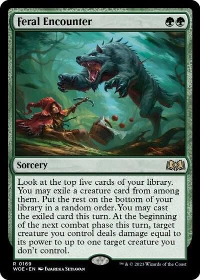 Feral Encounter, Wilds of Eldraine 169