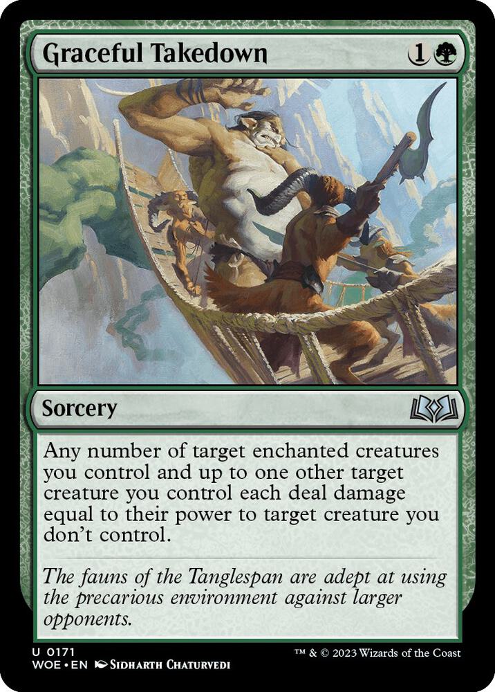 Graceful Takedown, Wilds of Eldraine 171