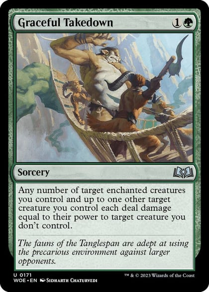 Graceful Takedown, Wilds of Eldraine 171