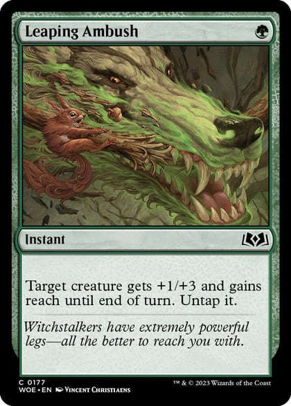 Leaping Ambush, Wilds of Eldraine 177