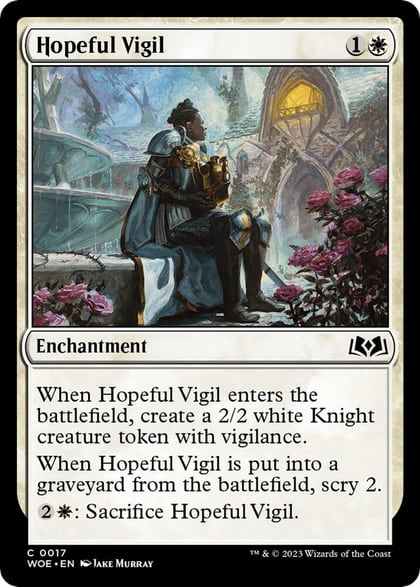 Hopeful Vigil, Wilds of Eldraine 17
