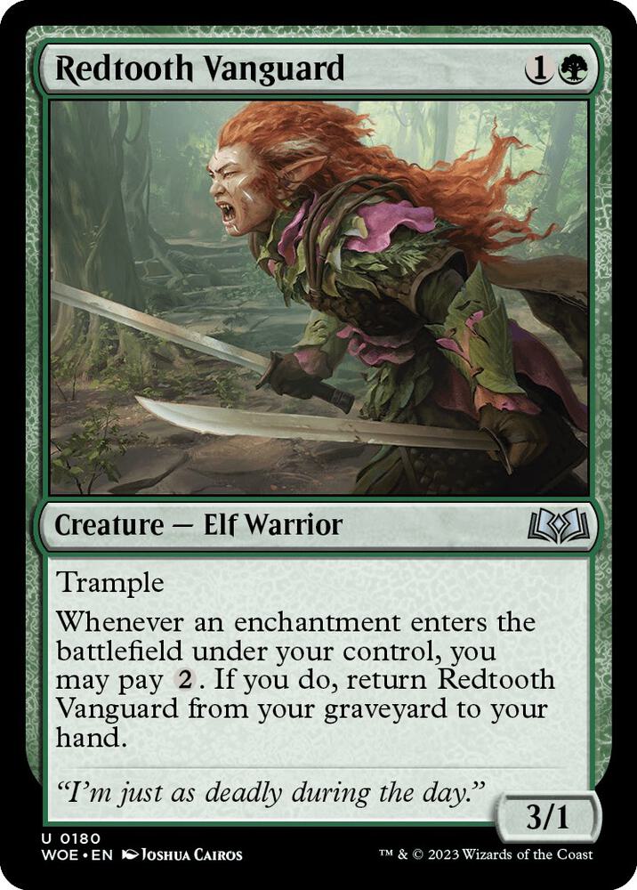 Redtooth Vanguard, Wilds of Eldraine 180