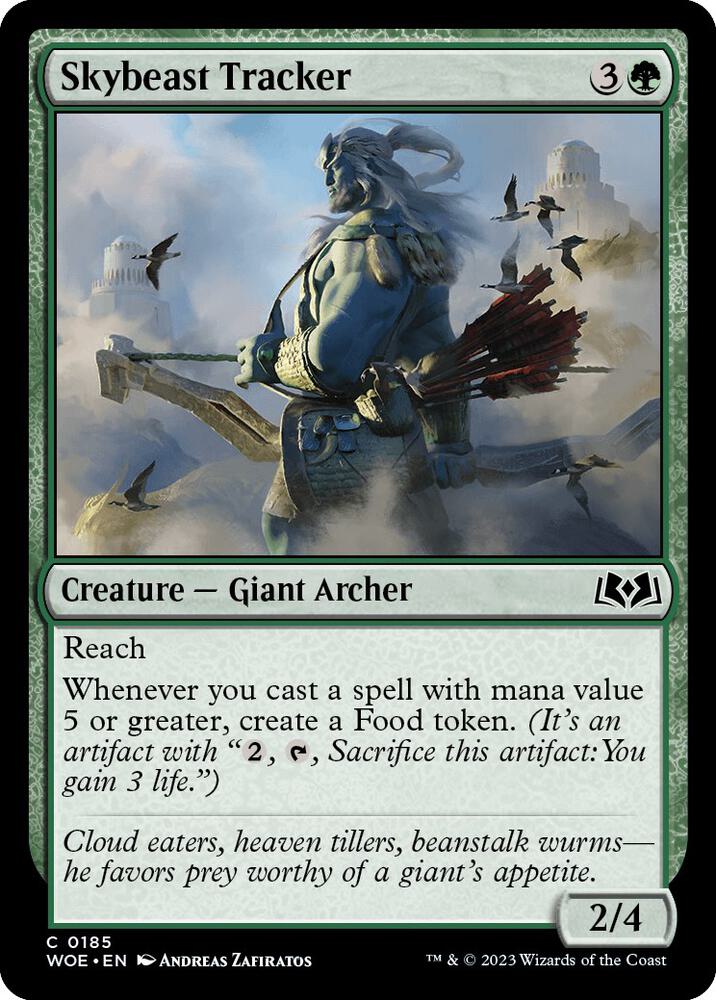Skybeast Tracker, Wilds of Eldraine 185