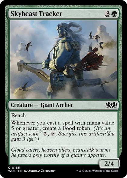 Skybeast Tracker, Wilds of Eldraine 185