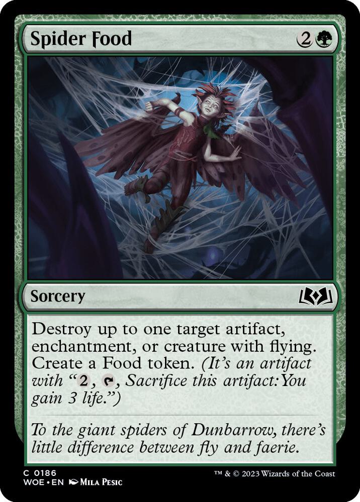 Spider Food, Wilds of Eldraine 186