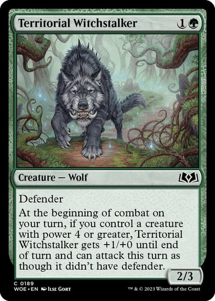 Territorial Witchstalker, Wilds of Eldraine 189