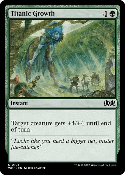 Titanic Growth, Wilds of Eldraine 191