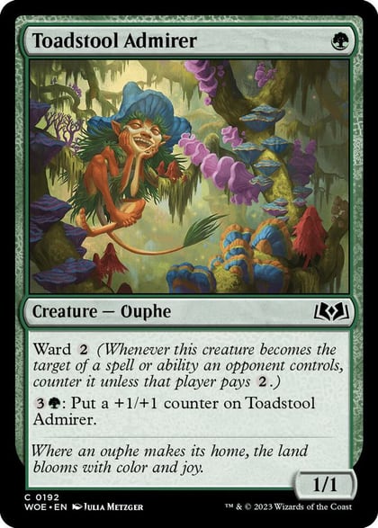 Toadstool Admirer, Wilds of Eldraine 192