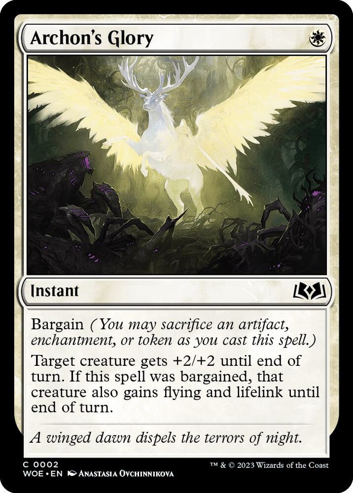 Archon's Glory, Wilds of Eldraine 2