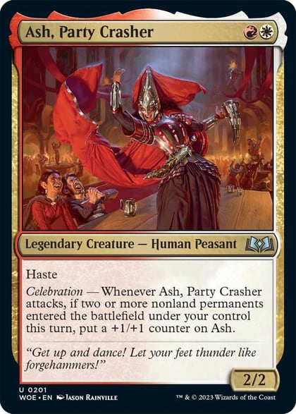 Ash, Party Crasher, Wilds of Eldraine 201