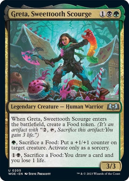 Greta, Sweettooth Scourge, Wilds of Eldraine 205