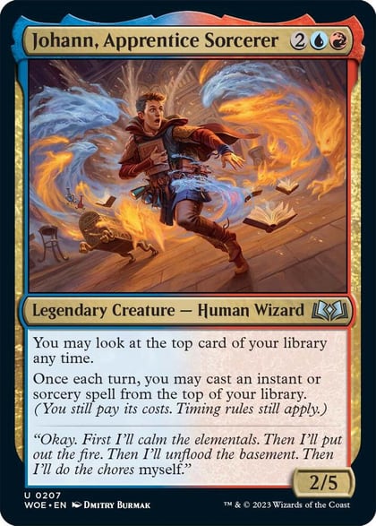 Johann, Apprentice Sorcerer, Wilds of Eldraine 207