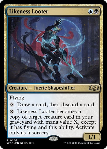 Likeness Looter, Wilds of Eldraine 208