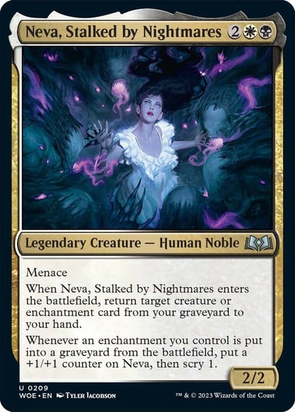 Neva, Stalked by Nightmares, Wilds of Eldraine 209