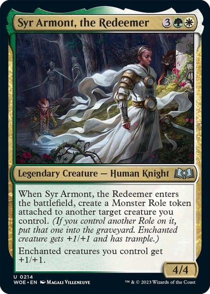 Syr Armont, the Redeemer, Wilds of Eldraine 214