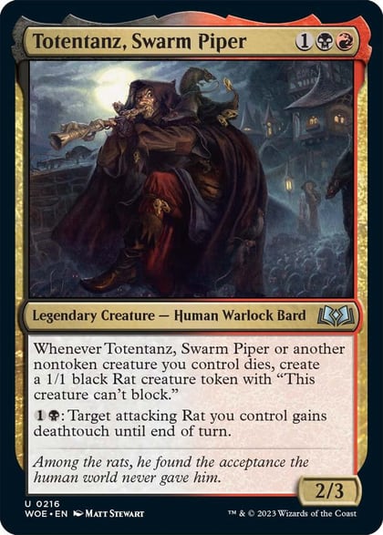 Totentanz, Swarm Piper, Wilds of Eldraine 216