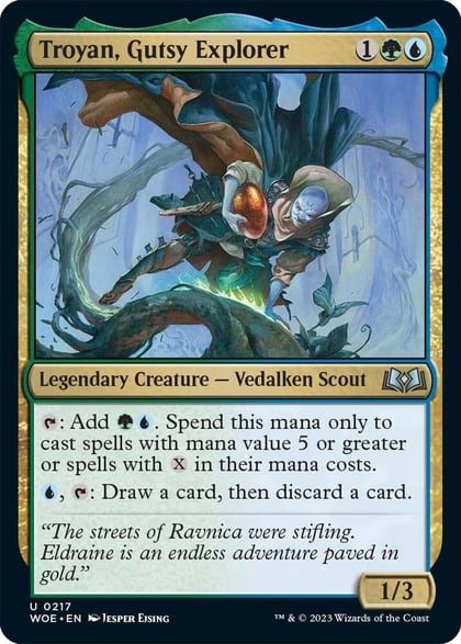Troyan, Gutsy Explorer, Wilds of Eldraine 217
