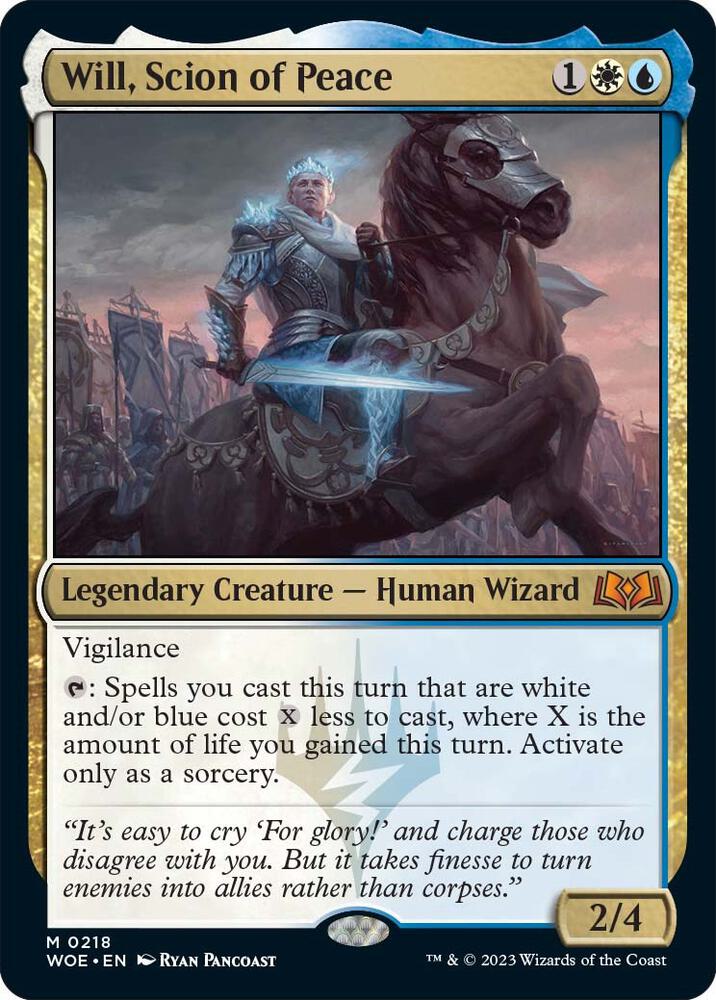 Will, Scion of Peace, Wilds of Eldraine 218